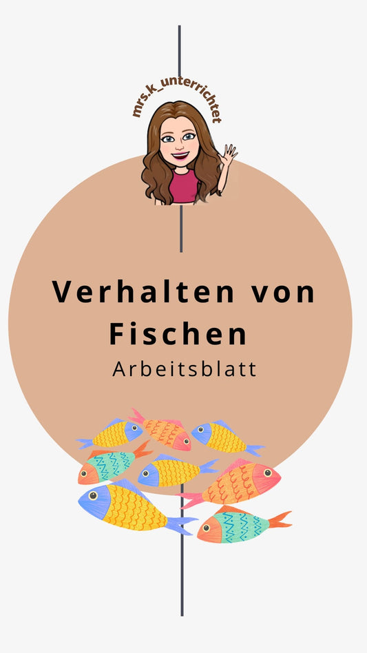 Arbeitsblatt Verhalten von Fischen