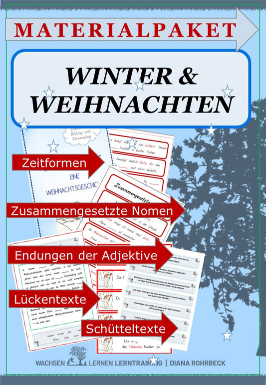 Winter und Weihnachten: Materialpaket