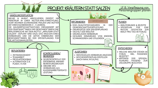 Advance Organizer “Kräutern statt salzen!” Konzept nach vollständiger Handlung