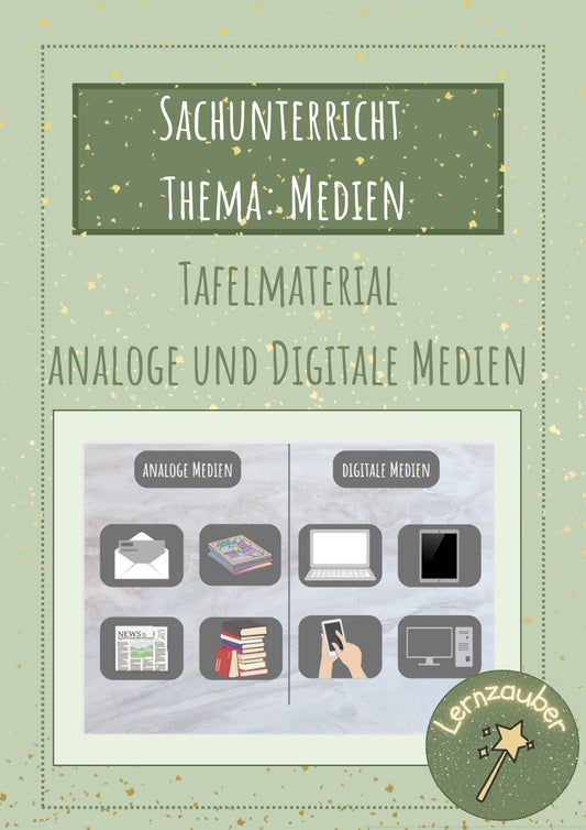 Tafelmaterial analoge und digitale Medien