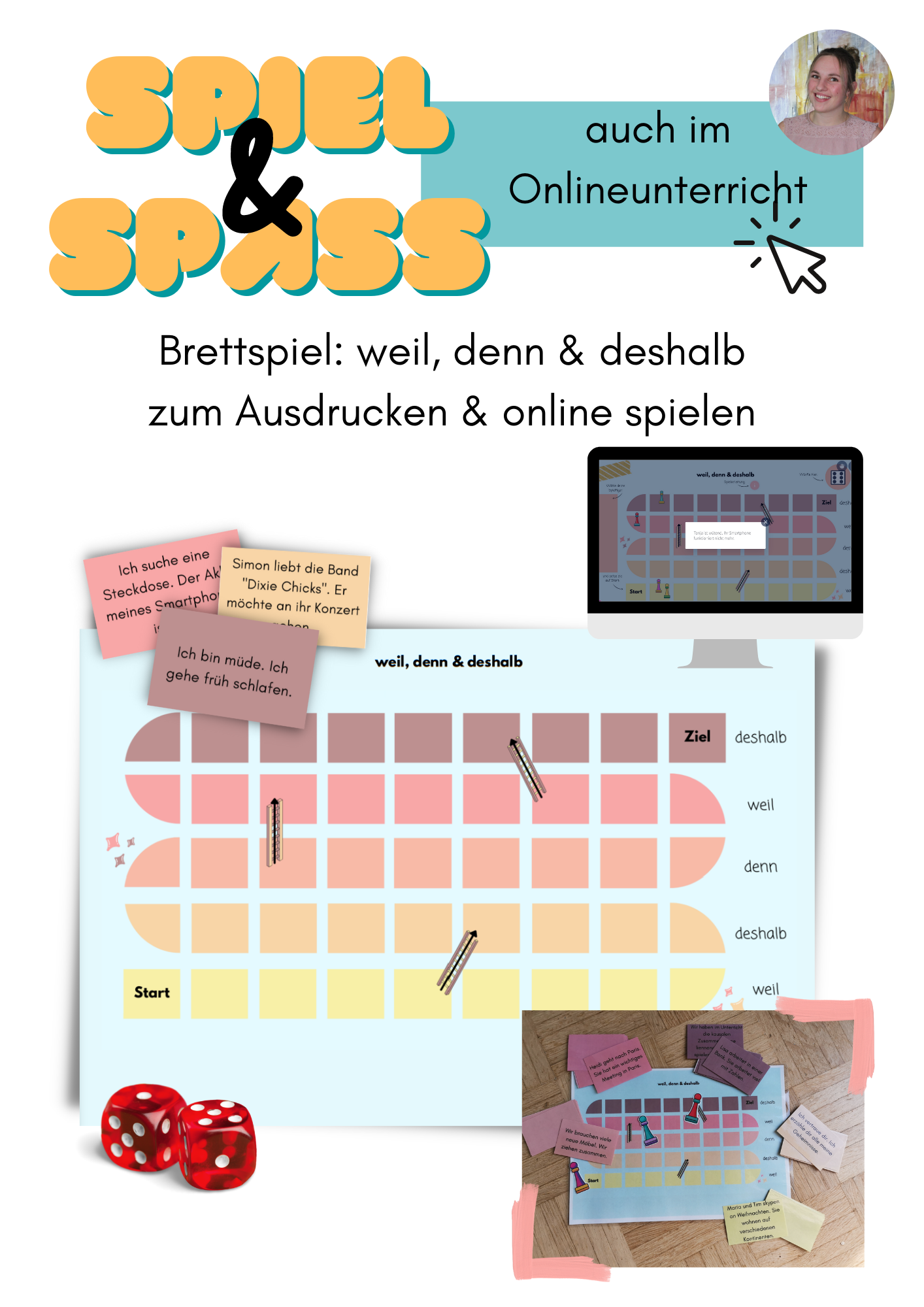 Brettspiel: kausale Zusammenhänge - print &amp; digital