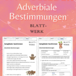 Arbeitsblatt Adverbiale Bestimmungen finden