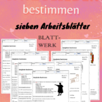 Arbeitsblätter: Satzglieder bestimmen