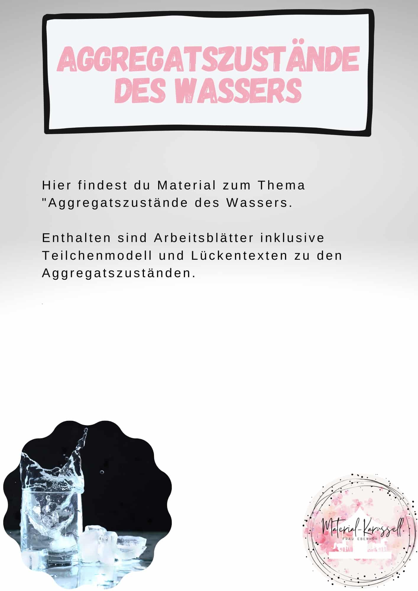 Aggregatszustände des Wassers