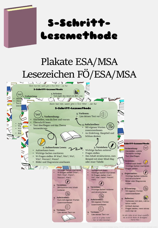 5-Schritt-Lesemethode (FÖ/ESA/MSA)