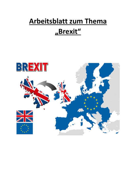 Arbeitsblatt zum Thema "Brexit"