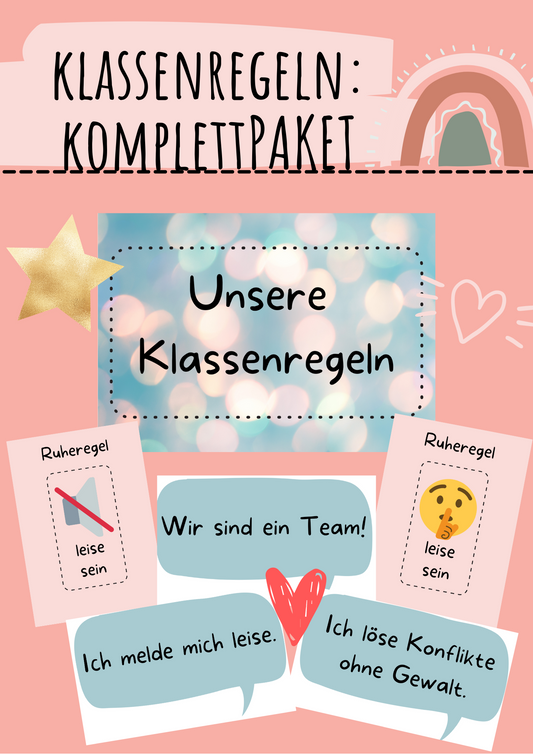 Unsere Klassenregeln: Übersicht Plakate