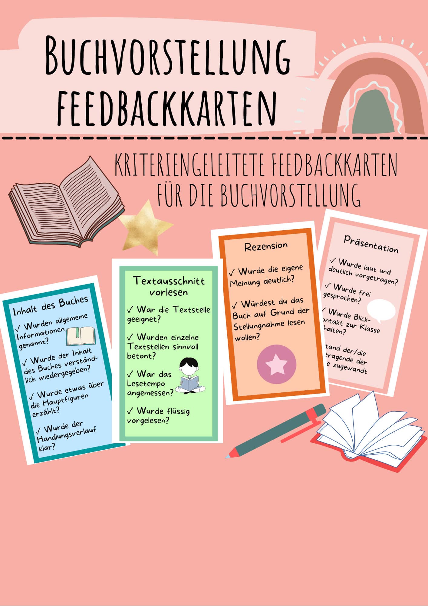 Buchvorstellung: Feedbackkarten kriteriengeleitet