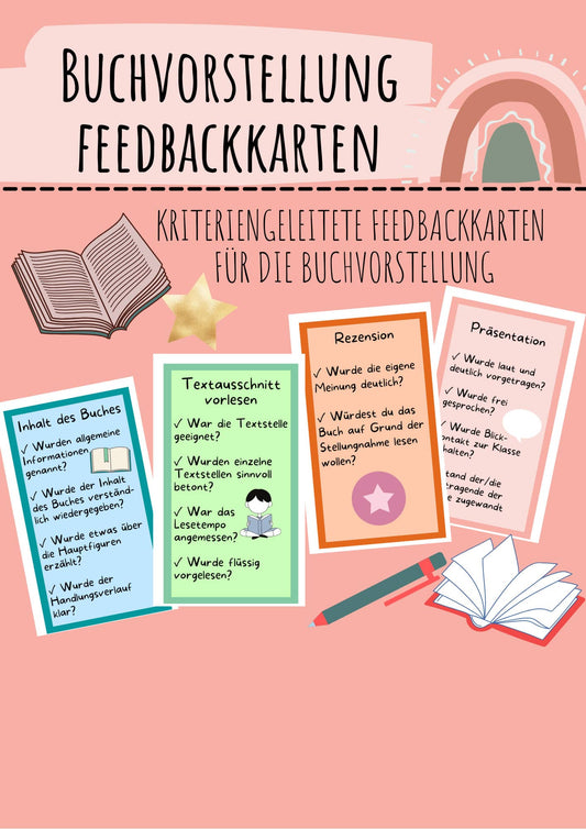 Buchvorstellung: Feedbackkarten kriteriengeleitet